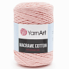 Пряжа YarnArt 'Macrame Cotton' 250гр 225м (80% хлопок, 20% полиэстер) 767 розовый