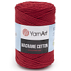 Пряжа YarnArt 'Macrame Cotton' 250гр 225м (80% хлопок, 20% полиэстер) 773 алый