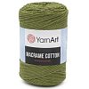 Пряжа YarnArt 'Macrame Cotton' 250гр 225м (80% хлопок, 20% полиэстер) 787 травяной