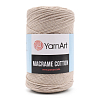Пряжа YarnArt 'Macrame Cotton' 250гр 225м (80% хлопок, 20% полиэстер) 753 серо-бежевый
