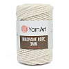 Пряжа YarnArt 'Macrame Rope 3мм' 250гр 63м (60% хлопок, 40% вискоза и полиэстер) 752 молочный
