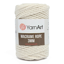 Пряжа YarnArt 'Macrame Rope 3мм' 250гр 63м (60% хлопок, 40% вискоза и полиэстер)