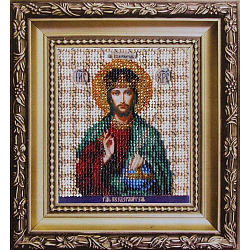 Б-1119 Набор для вышивания бисером 'Чарівна Мить' 'Икона Господь Иисус Христос', 9*11 см