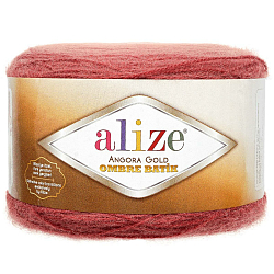 Пряжа Alize 'Angora Gold Ombre Batik' 150гр. 825м. (20% шерсть, 80% акрил)