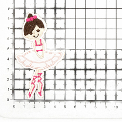 Термоаппликация 'Балерина', нежно-розовая 4,8*8,5см, Hobby&Pro