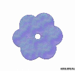 Пайетки 'цветочки', 10 мм, упак./10 гр., Astra&Craft