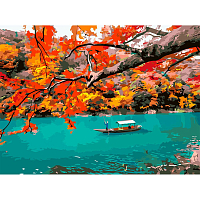 S006 - Набор для рисования по номерам 'Вдоль реки Кацура. Япония', 40*50 см, Cristyle