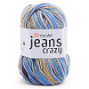 Пряжа YarnArt 'Jeans Crazy' 50гр 160м (55% хлопок, 45% полиакрил) 7202 секционный