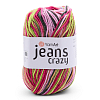 Пряжа YarnArt 'Jeans Crazy' 50гр 160м (55% хлопок, 45% полиакрил) 7206 секционный