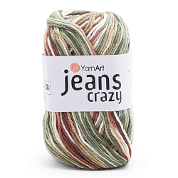 Пряжа YarnArt 'Jeans Crazy' 50гр 160м (55% хлопок, 45% полиакрил)