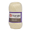 Пряжа YarnArt 'Melody' 100гр 230м (9% шерсть, 21% акрил, 70% полиамид) 880 молочный
