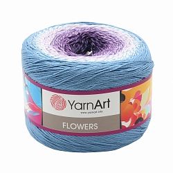 Пряжа YarnArt 'Flowers' 250гр 1000м (55% хлопок, 45% полиакрил)