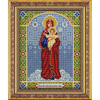 Б1029 Набор для вышивания бисером 'Паутинка' 'Богородица Благодатное небо', 20*25 см