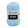 Пряжа YarnArt 'Velour' 100г 170м (100% микрополиэстер) 851 голубой