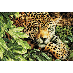 35300-70-DMS Набор для рукоделия Dimensions 'Леопард на отдыхе', 40х27,5 см