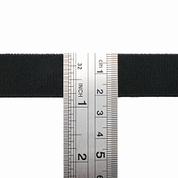 5020Ч Резинка тканая башмачная 16,6 гр/м, эластичность 135%, 20мм*25м, черная