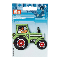 925363 Термоаппликация Трактор зеленый цв. Prym