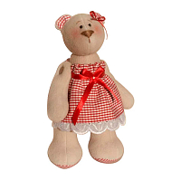 В003 Набор для изготовления текстильной игрушки 23см 'Bear's Story' (Ваниль)