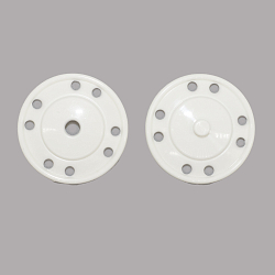13-1329-14-54 Кнопка пришивная д-35мм пластик, белый ГР