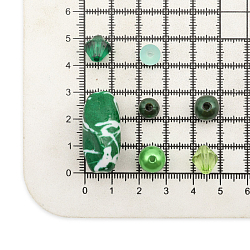 Бусины для рукоделия 'Зеленый микс', диаметр 8, 10,15 мм, 300 +/-4 шт, Astra&Craft