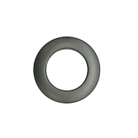 Люверс шторный круглый d-35мм К1 с классич. замком пластик, 06 матовый черный никель, Belladonna