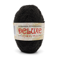 Пряжа для вязания 'DeLuxe' 50г. 140м (100% полипропилен) (черный)