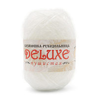 Пряжа для вязания 'DeLuxe' 50г. 140м (100% полипропилен) (белый)