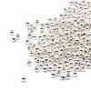 Бусины металлизированные, пластик, 4мм 15гр (440+/-20шт), Astra&Craft 1# серебро
