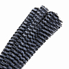 Проволока синельная двухцветная, 6мм*300мм, 30шт/упак, Astra&Craft B-049 черный/белый