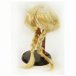 Волосы для кукол (косички длинные) d10 см