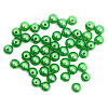 Бусины пластиковые, 'жемчуг', цветные, круглые, 10мм, 25гр, Astra&Craft 038 NL зеленый