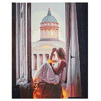 Cr 450131 Алмазная мозаика 'Вечер с видом на Казанский собор' 40х50см, Cristyle