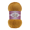 Пряжа ALIZE 'Cotton gold' 100гр. 330м. (55% хлопок, 45% акрил) ТУ 2 горчичный