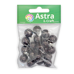 Бусины пластиковые, 'жемчуг', цветные, круглые, 14мм, 25гр, Astra&Craft