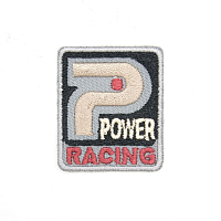 Термоаппликация 'Эмблема 'Power Racing', 3.3*4см, Hobby&Pro