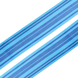 Лента атласная 'Горизонталь', 25мм*3м (синий)