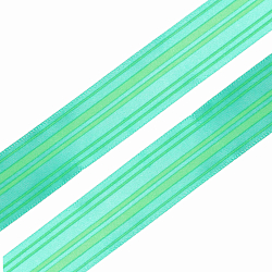Лента атласная 'Горизонталь', 25мм*3м (зеленый)