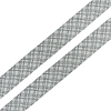 Лента атласная 'Пересечение', 25мм*3м серый