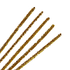 Синель-проволока люрекс, 6 мм*30см, 20шт/упак, Astra&Craft A-081 золотой