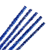 Синель-проволока люрекс, 6 мм*30см, 20шт/упак, Astra&Craft A-086 синий