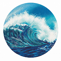 1558 Набор для вышивания ОВЕН 'Морская волна' 22*22 см