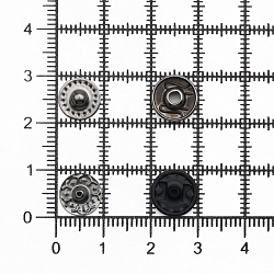 ВТ-2 Кнопка (S-образная) 10мм металл/цв.эмаль (уп.~144шт) NEW STAR