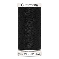 06 Нить Denim 50/100 м для пошива изделий из джинсовых материалов, 100% полиэстер Gutermann 700160 (1000)