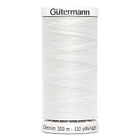 06 Нить Denim 50/100 м для пошива изделий из джинсовых материалов, 100% полиэстер Gutermann 700160 (1016)