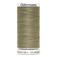 06 Нить Denim 50/100 м для пошива изделий из джинсовых материалов, 100% полиэстер Gutermann 700160 (2725)