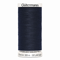 06 Нить Denim 50/100 м для пошива изделий из джинсовых материалов, 100% полиэстер Gutermann 700160 (6950)