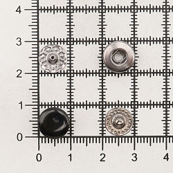 ВТ-2 Кнопка (S-образная) 10мм металл/цв.эмаль (уп.~1440шт) NEW STAR