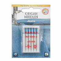 ORGAN иглы машинные для джинсовой ткани № 90-100, 5 шт Blister