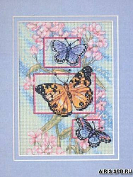 65022-DMS Набор для вышивания Dimensions 'Бутоны и бабочки' 13x18см