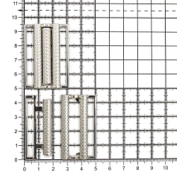 69200 Пряжка-застежка 40мм (45*31мм) металл, никель BIG